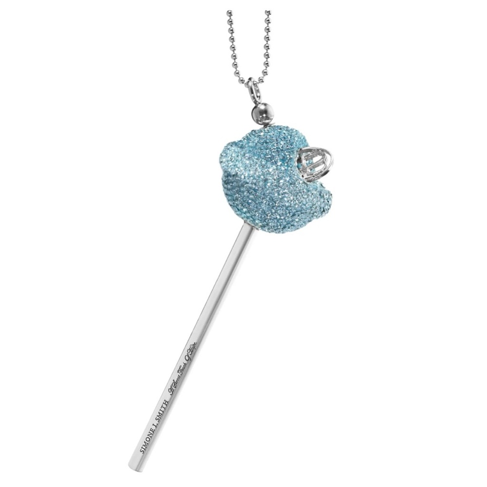 Simon Smith - Crystal March Birthstone Lollipop Necklace